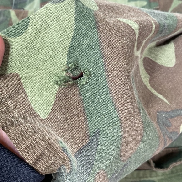 Vintage Kmart Camo Long Sleeve Button Up Field Shirt Size XL - Picture 10 of 10